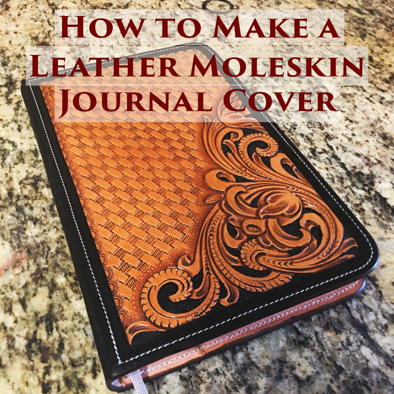 How to make a Leather Moleskin Journal Cover Don Gonzales Saddlery