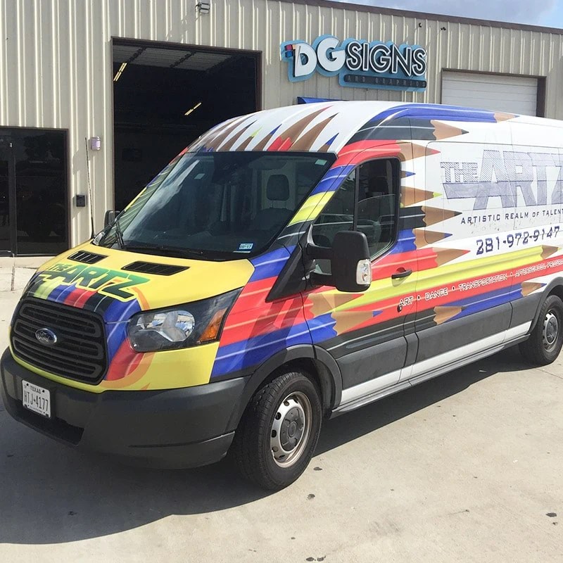 Vehicle Wraps Houston TX DG Signs And Graphics