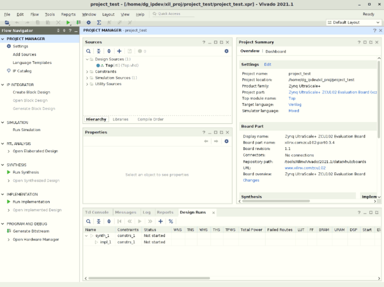 How to add DG’s IP Catalog as to User Repository in Vivado Project