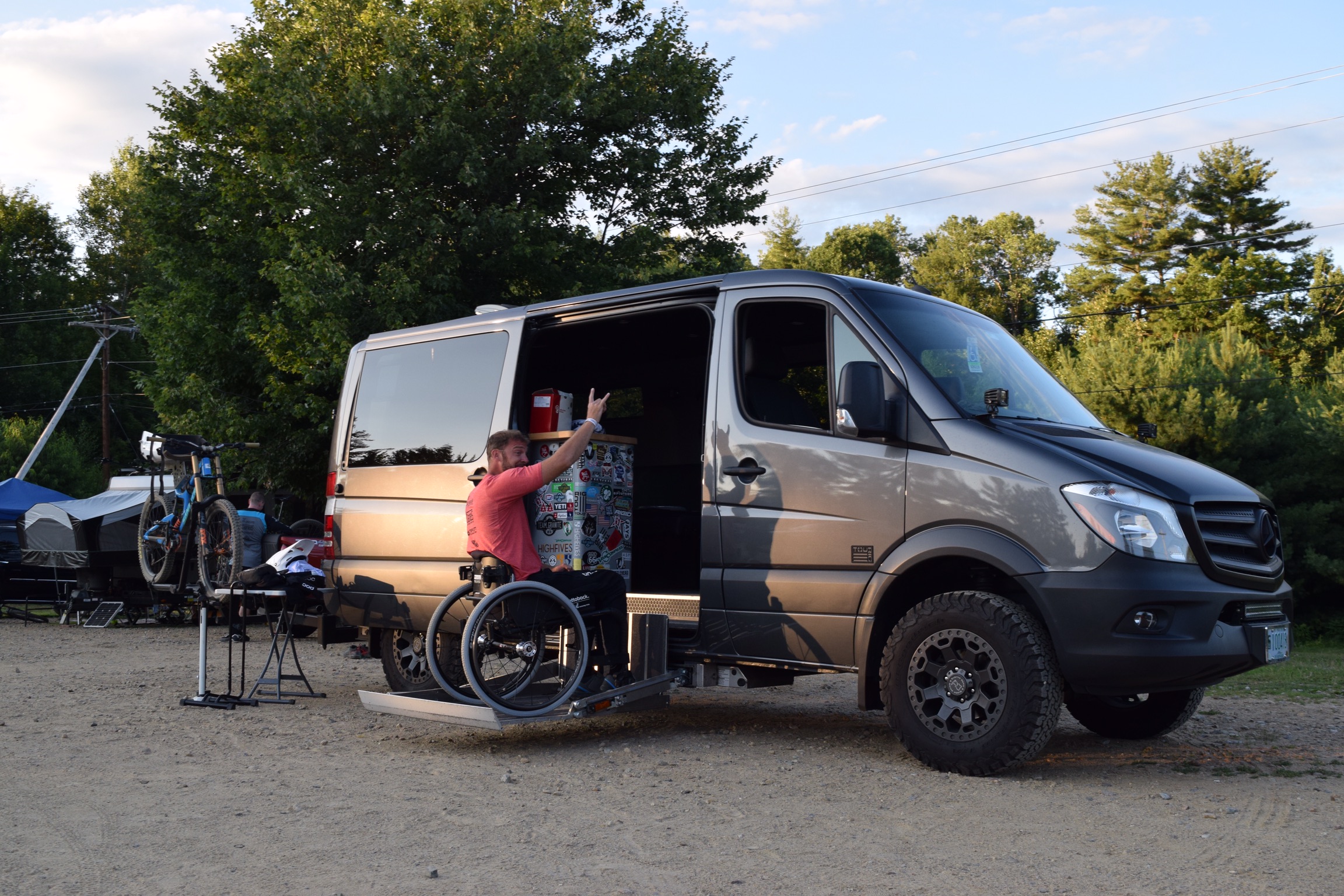 A Sprinter Van Is Keeping This Mountain Biker’s Adventurous Spirit