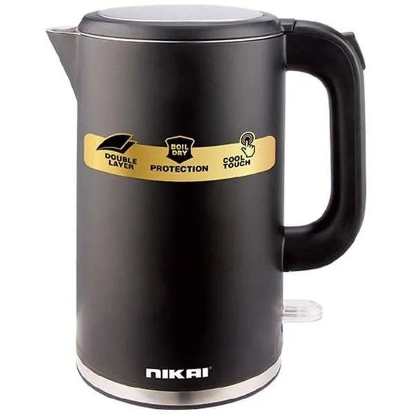 "Nikai 1.7L Electric Kettle NK820T1 Black 1Year Warranty"