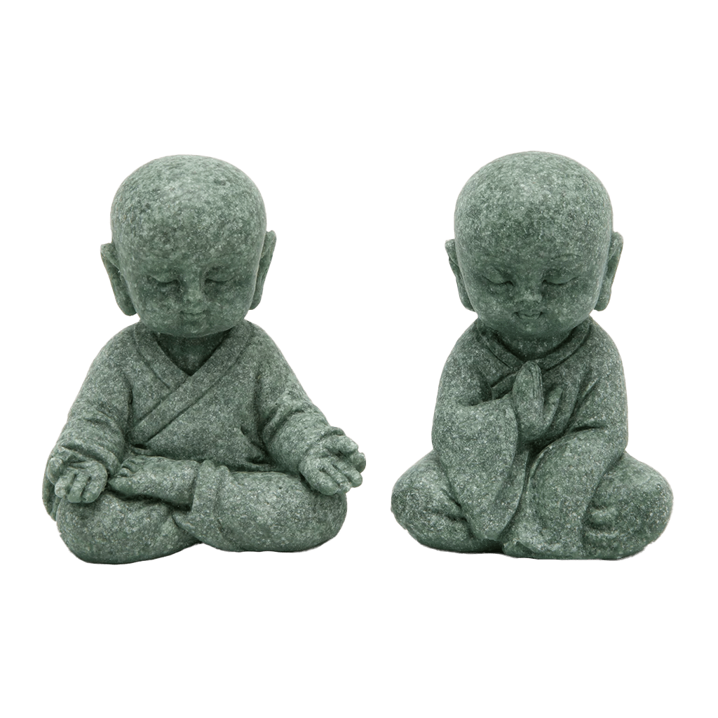 Miniature Jizo Monk Statue Japanese Bodhisattva DharmaCrafts