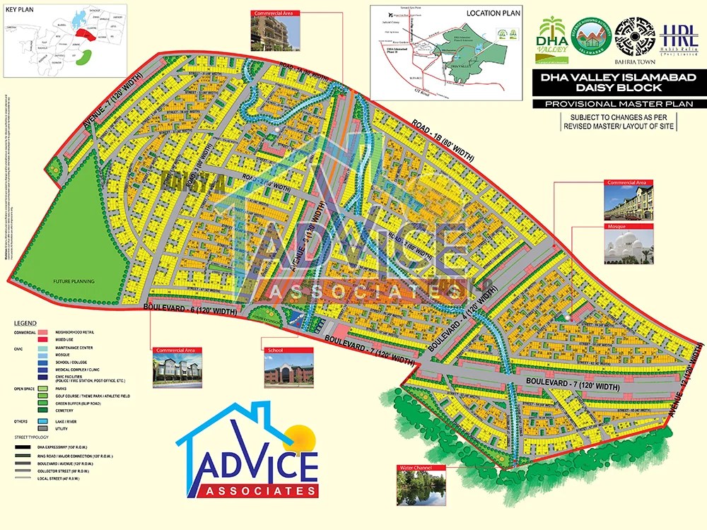 DHA Valley Islamabad Maps
