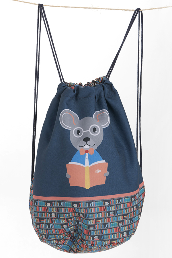 Petate infantil ratoncito biblioteca. Petates y bolsas infantiles muy
