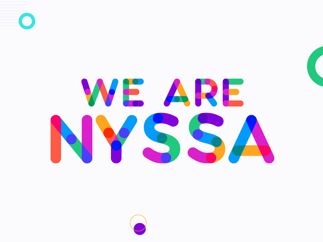 We are Nyssa Lettering DHC Afrique