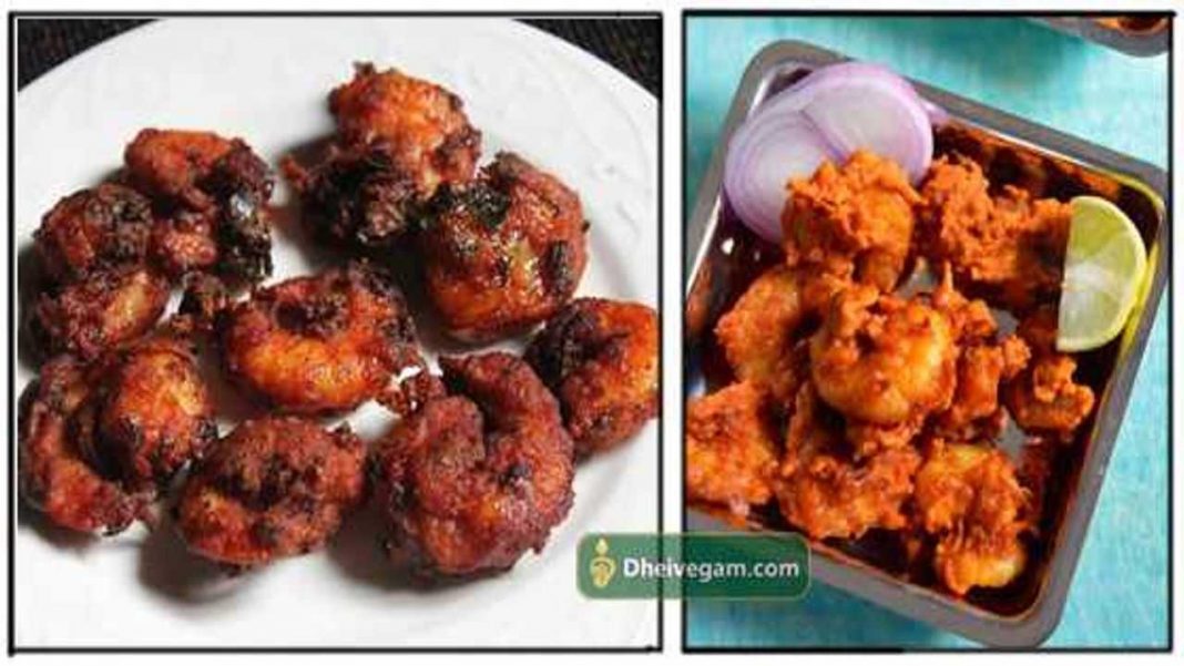 பிரான் 65 செய்முறை Prawn 65 seivathu eppadi in Tamil recipe tamil