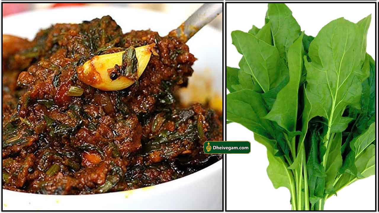 பாலக்கீரை உள்ளி காரம் ரெசிபி | Palak keerai ulli karam recipe