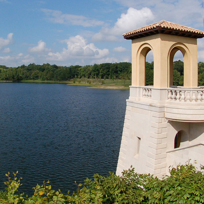 LINDEN HOUSE, NEW PALLADIAN VILLA INDIANAPOLIS The D.H. Ellison Co. David Ellison