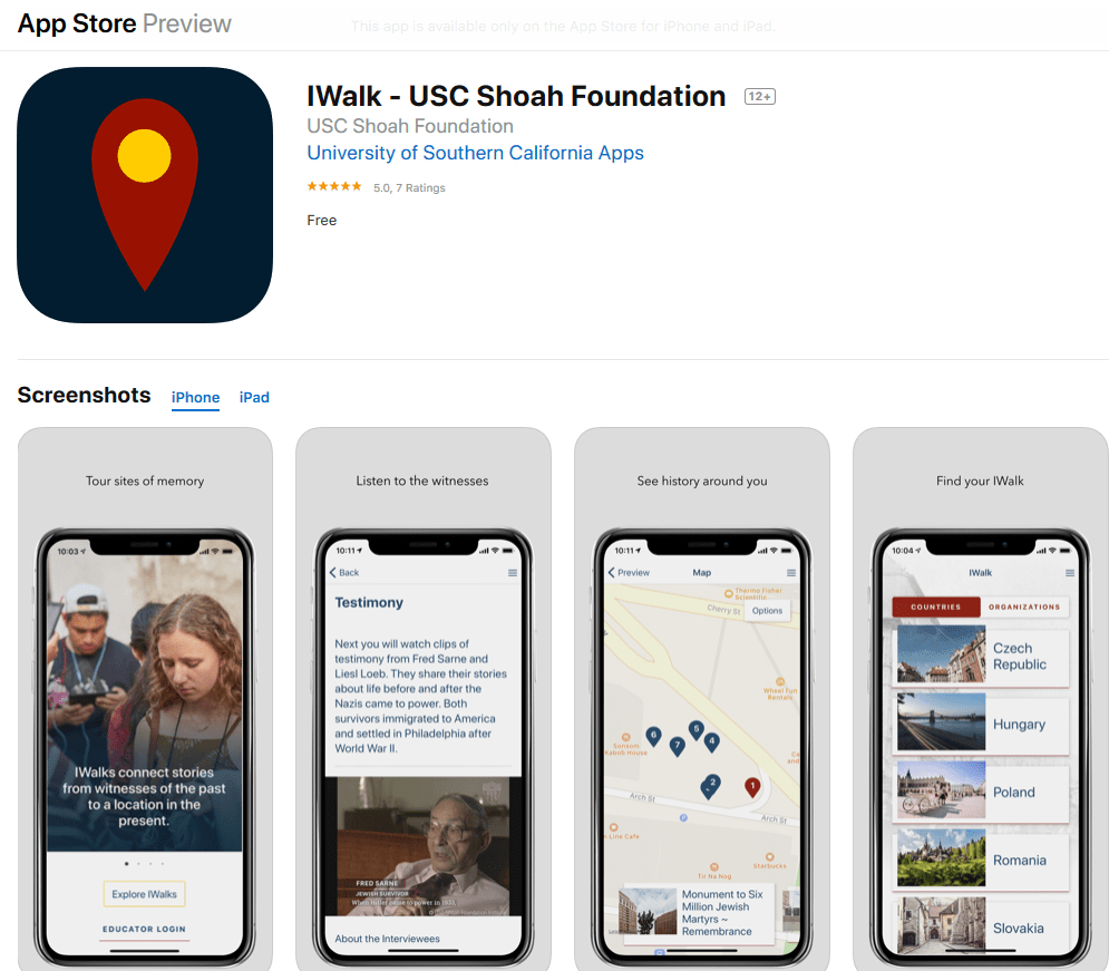 IWalk Mapping Jewish Life with your Mobile New ways of teaching