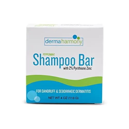 DermaHarmony 2 Pyrithione Zinc Shampoo Bar for dandruff and seborrheic