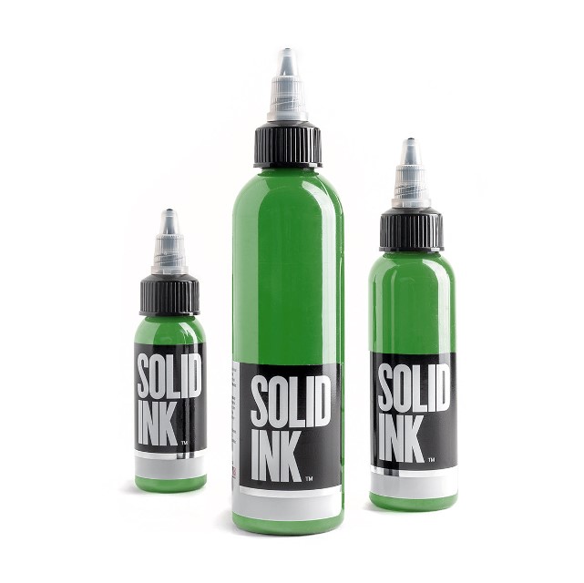 DHM TATTOO SUPPLY / 【SOLID INK】Light Green/ライトグリーン (1oz・2oz)
