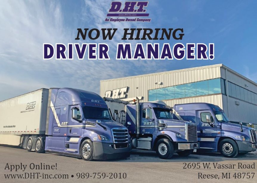 Now Hiring Driver Manager! D.H.T.
