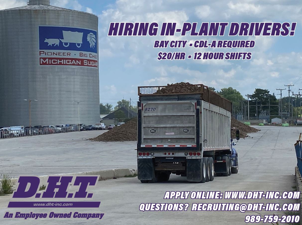 Hiring Night Shift InPlant Drivers! D.H.T.
