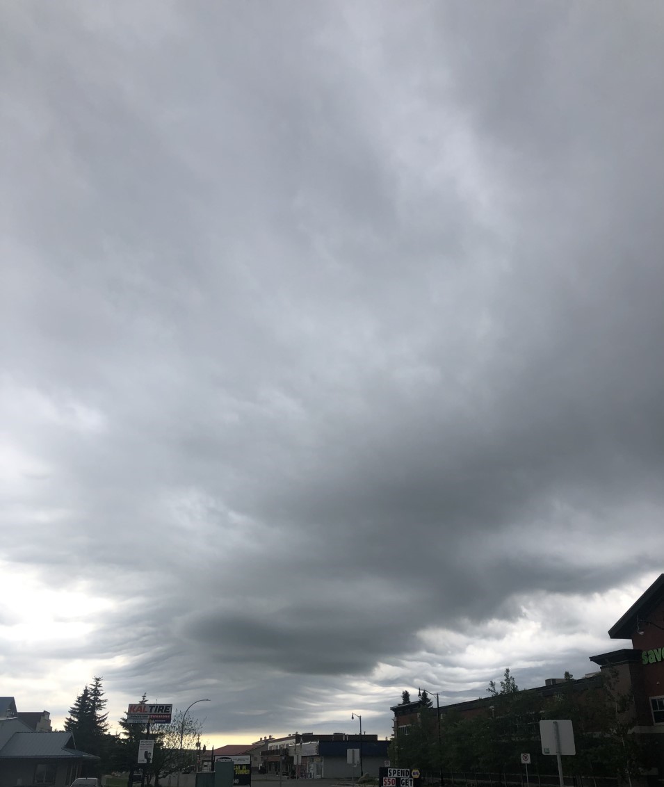 Strong winds, large hail and heavy rain could hit the Cochrane area