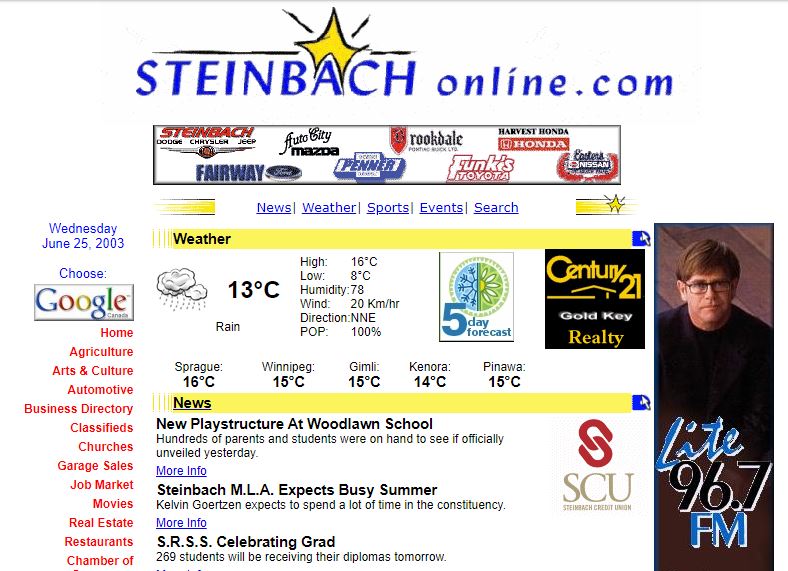 to the newly redesigned