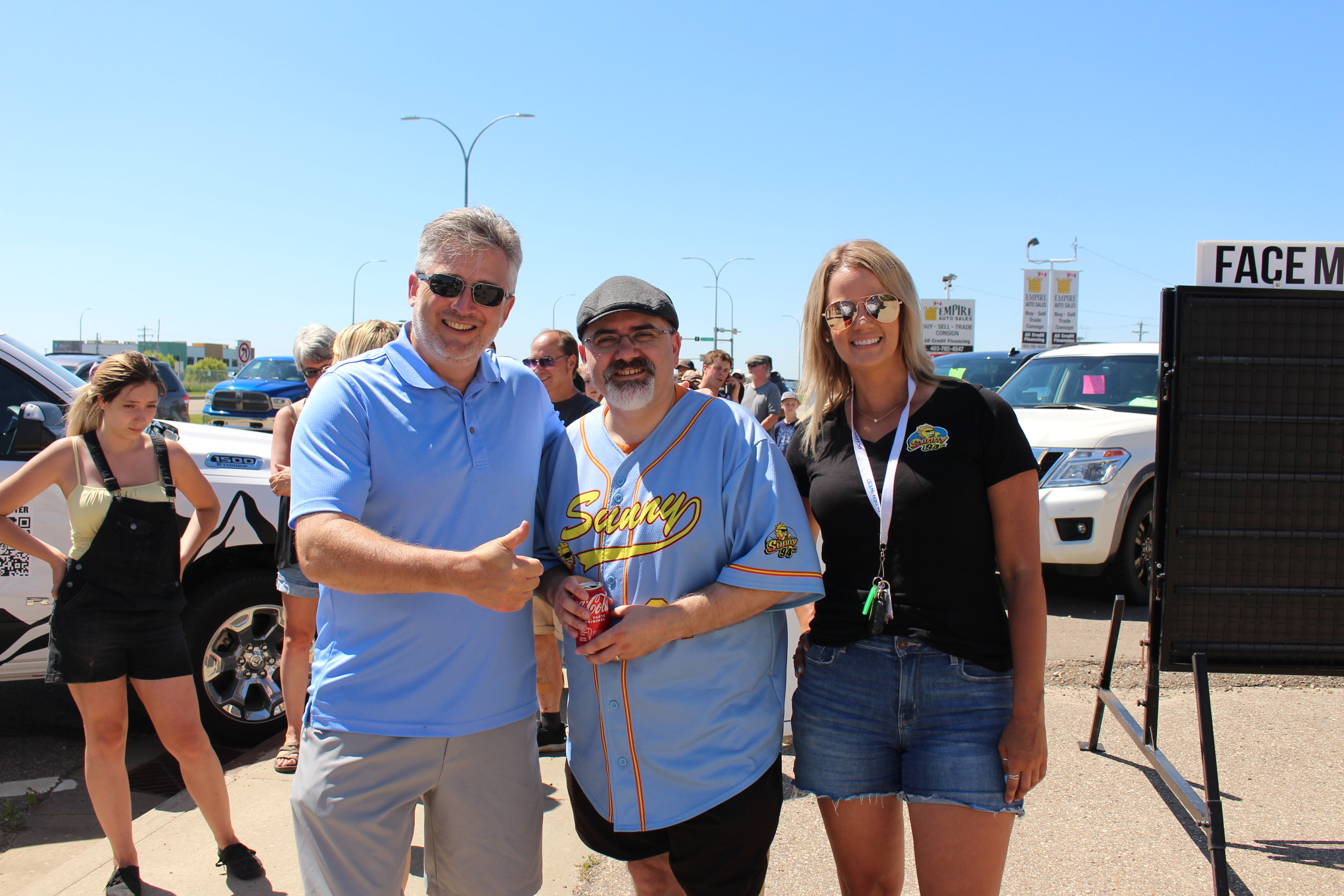 Streets pile up with people for the Sunny 94 Days KickOff