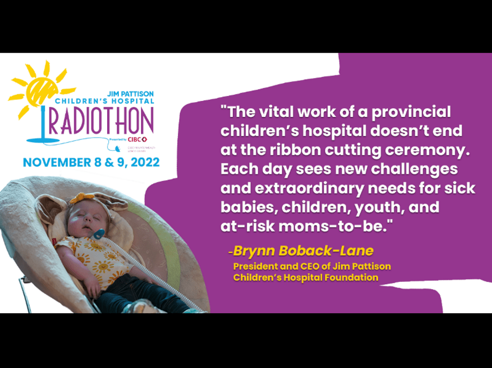 Jim Pattison Children’s Hospital Radiothon heads into Day 2