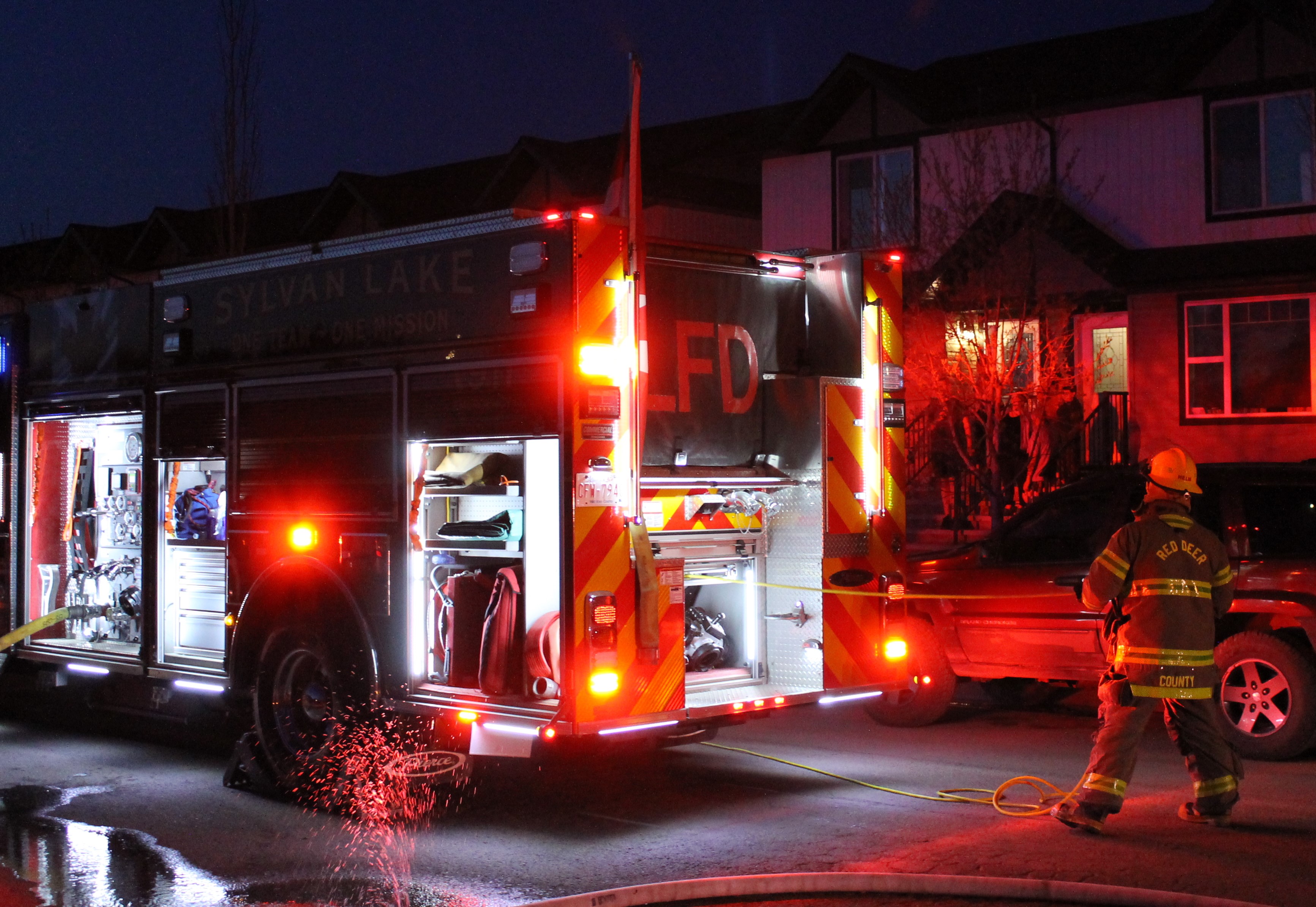 A busy night for Sylvan Lake Fire Department