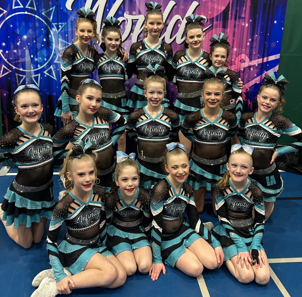 Infinity Athletics team competing at world championship