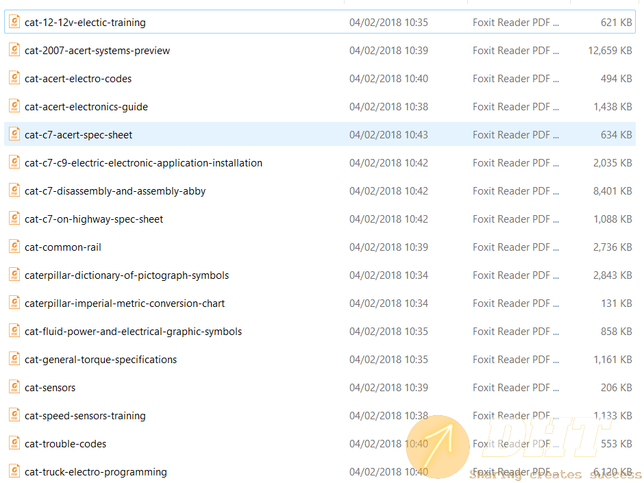 CAT C7 Training & Manual Automotive Software, Repair Manuals