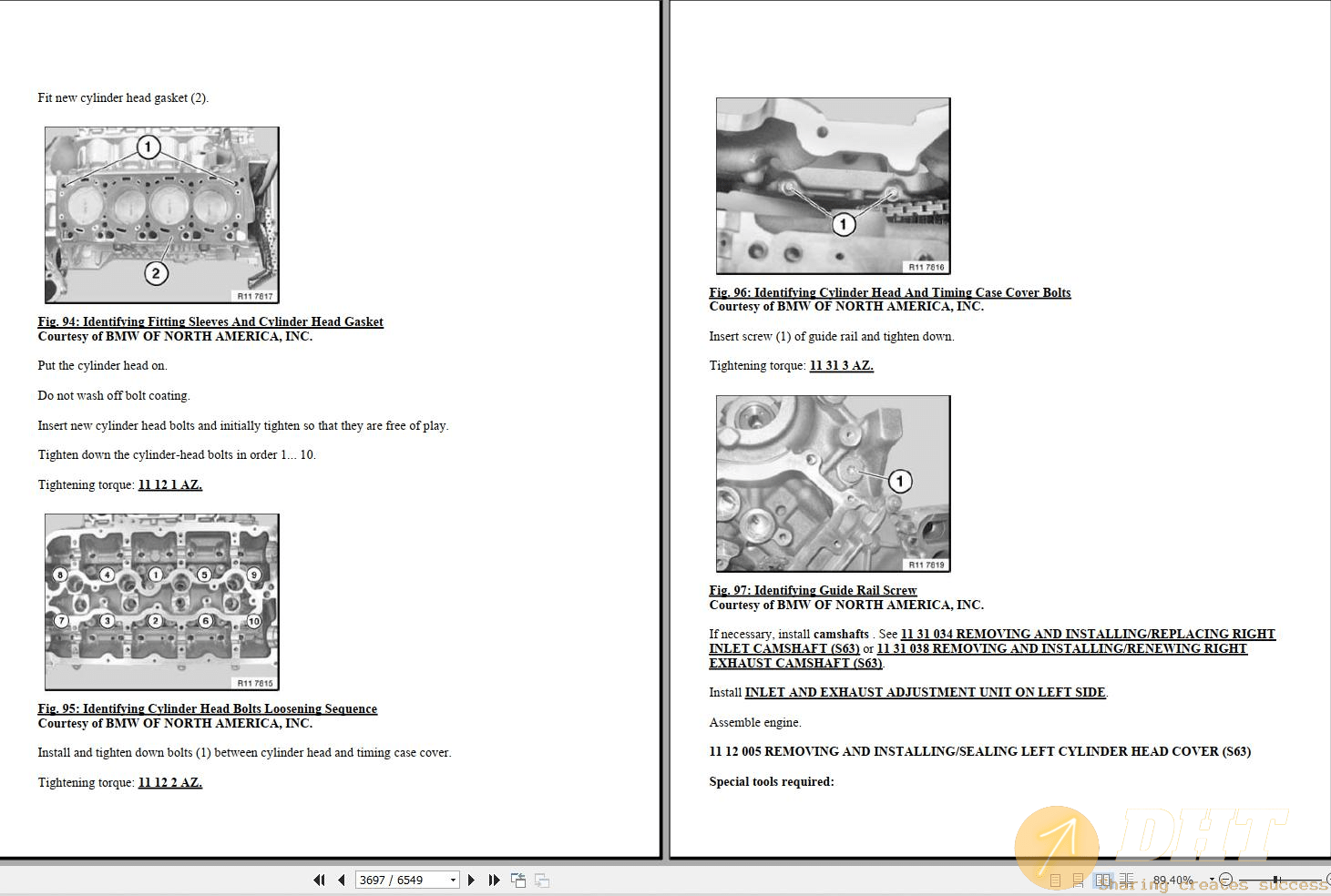 BMW X Series E70 X5M S63 Auto USA LL 2010 Diagrams & Service Repair