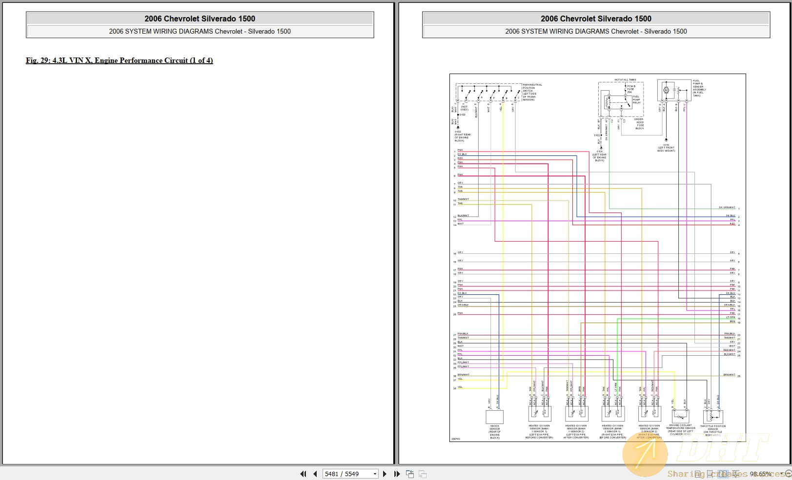 Chevrolet Silverado 1500 2006 Service Repair Manual and Wiring Diagram