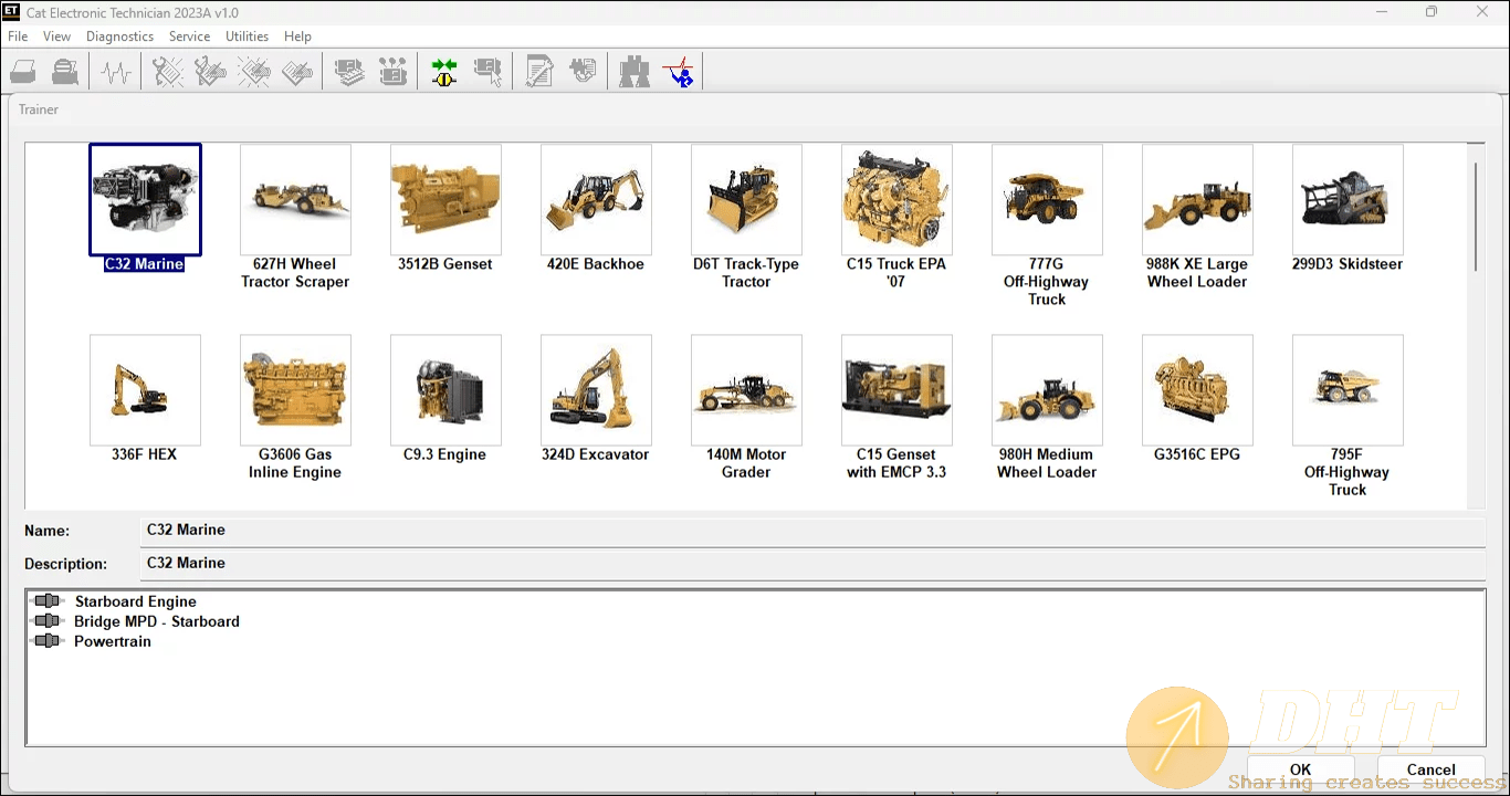 CAT ET 2023A + FPKG [Diagnostic/ Manuals/ Parts Catalog Softwares
