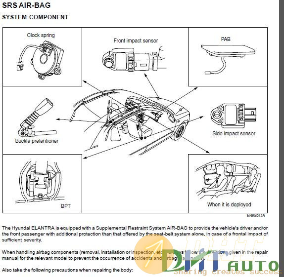 Service Manual Huyndai ELANTRA 2006 Body Repair Manual Automotive