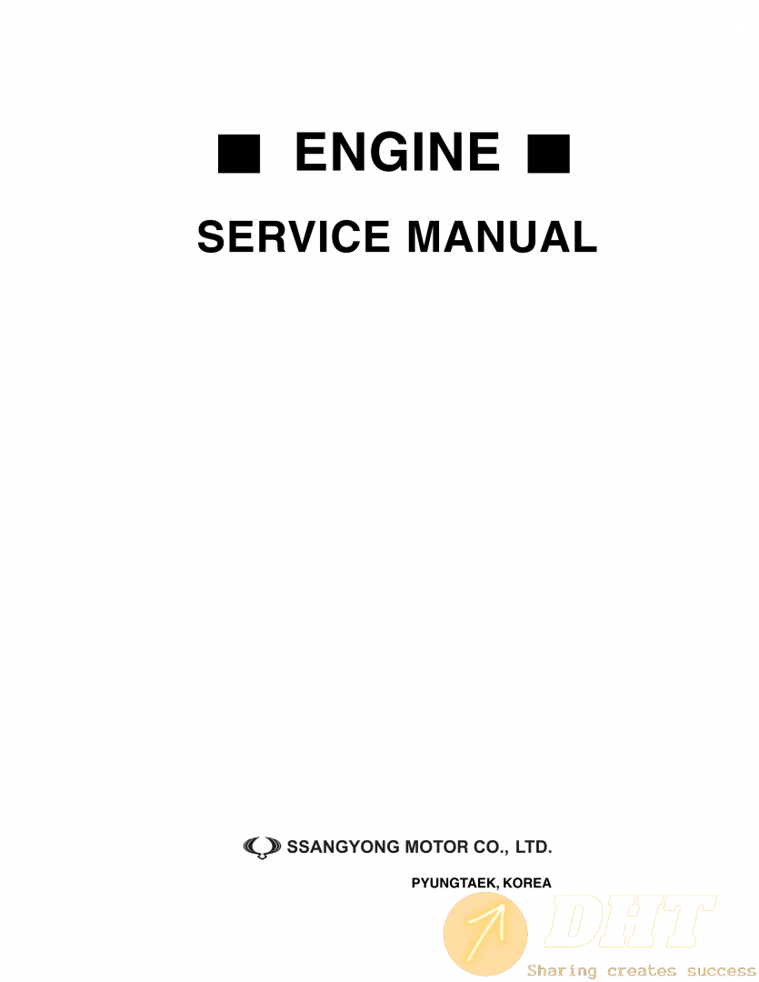 Ssangyong Rexton 2004 Service & Repair Manual Automotive Software