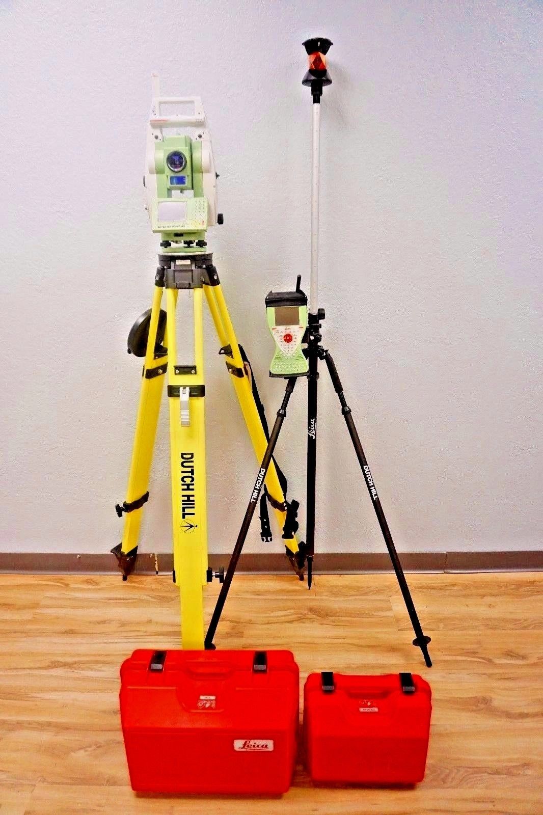 Leica TS12 P R400 Reflectorless Long Range BT Robotic Total Station 5