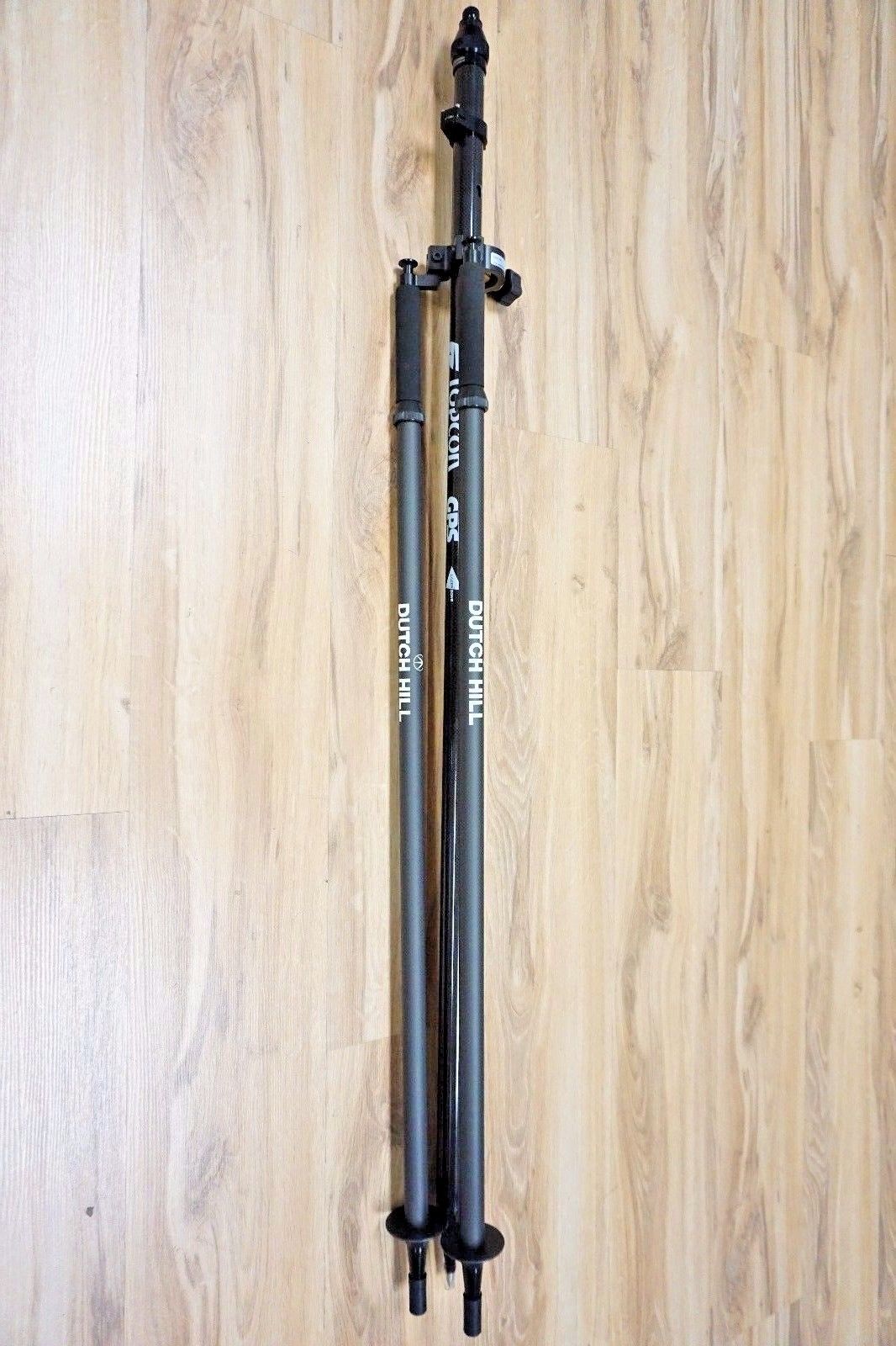 Topcon Carbon Fiber Snap Lock Rover Rod Dutch Hill Bipod GPS RTK