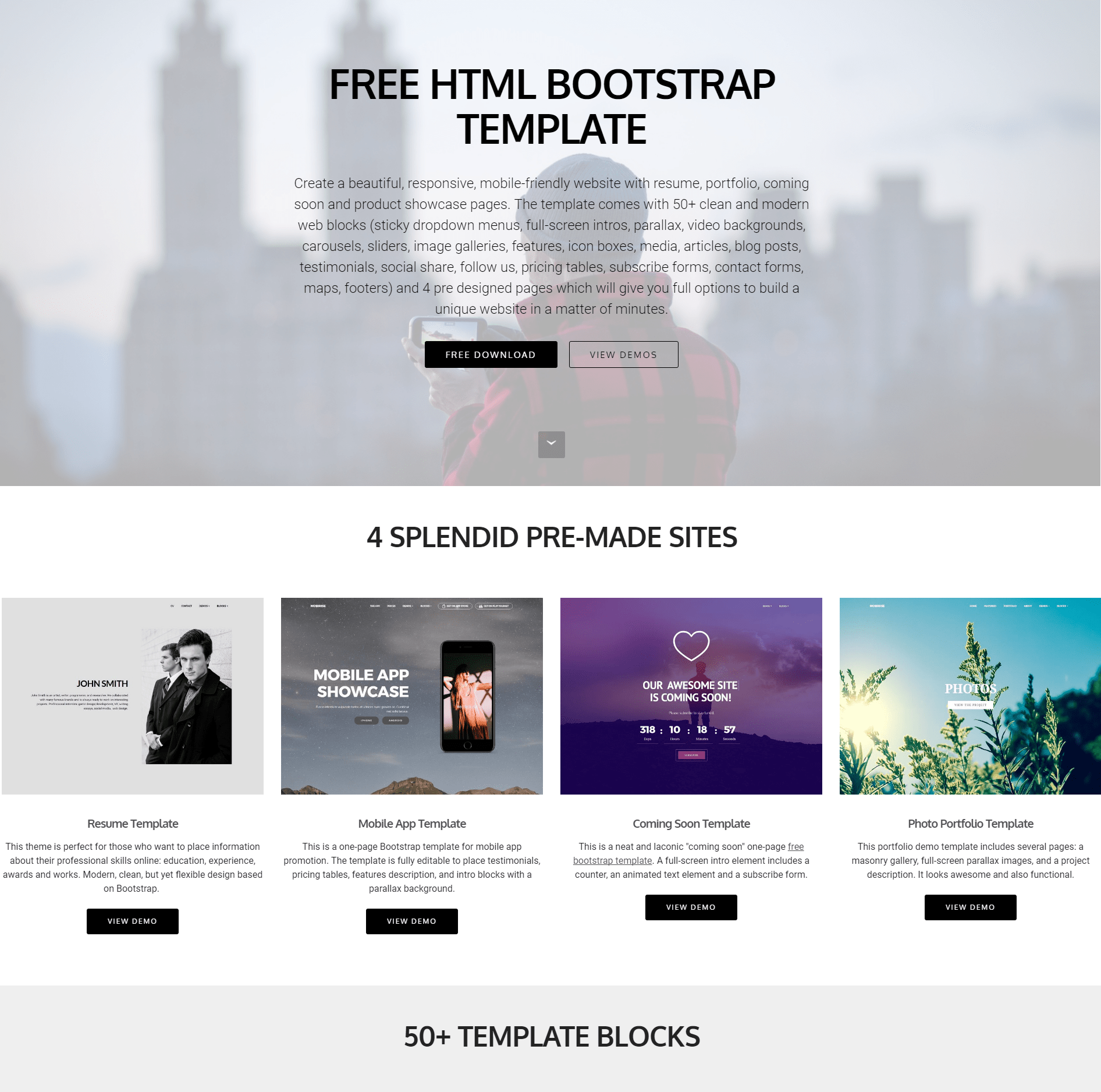 40+ Killer Free HTML5 Bootstrap Templates 2022