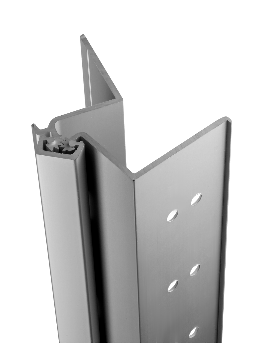 674HDLL Swing Clear Aluminum Continuous Hinges, No Inset, Flush Mount