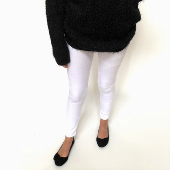 Pants & Jumpsuits Velvet Stretch Leggings Winter White Holiday Poshmark