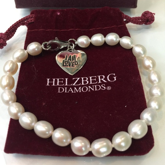 Helzberg Diamonds Jewelry Pearl Bracelet I Am Loved Locket Poshmark