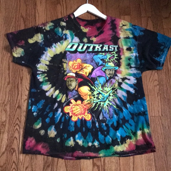 Shirts Tie Dye Outkast Graphic Tee Poshmark
