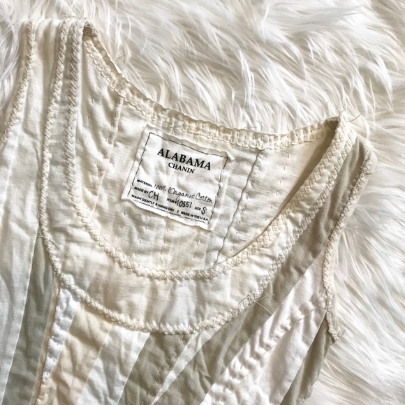 Alabama Chanin Tops Alabama Chanin The Corset Handmade 0 Cotton