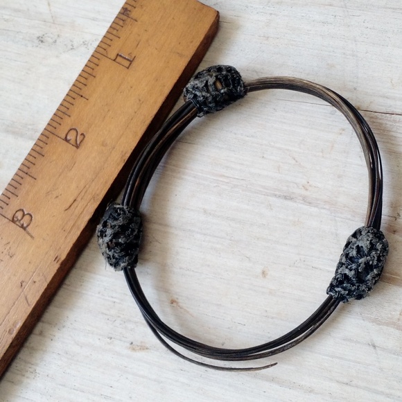 Vintage Accessories Kenyan Vintage Elephant Tail Hair Bracelet 3
