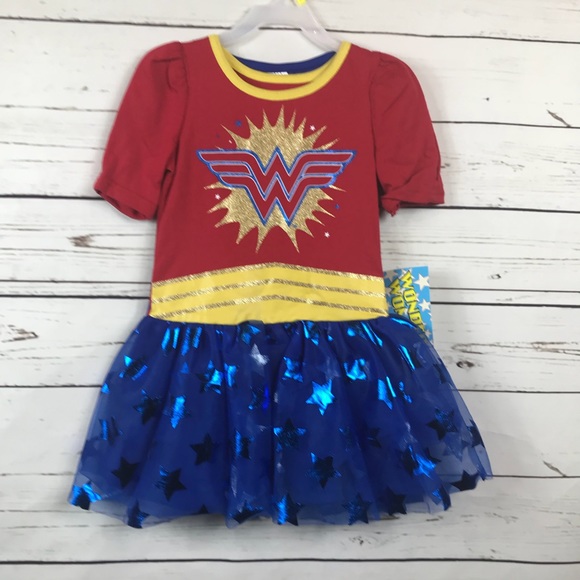 Dresses Wonder Woman Costume Dress 3t Nwt Poshmark