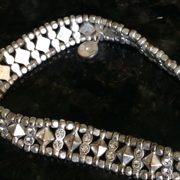 Stella & Dot Jewelry Stella And Dot Silver Arrison Stretch Bracelet