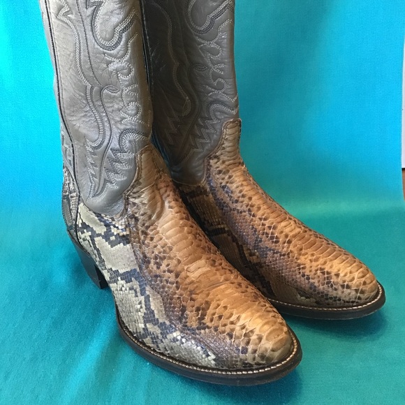 Giraffe Skin Cowboy Boots