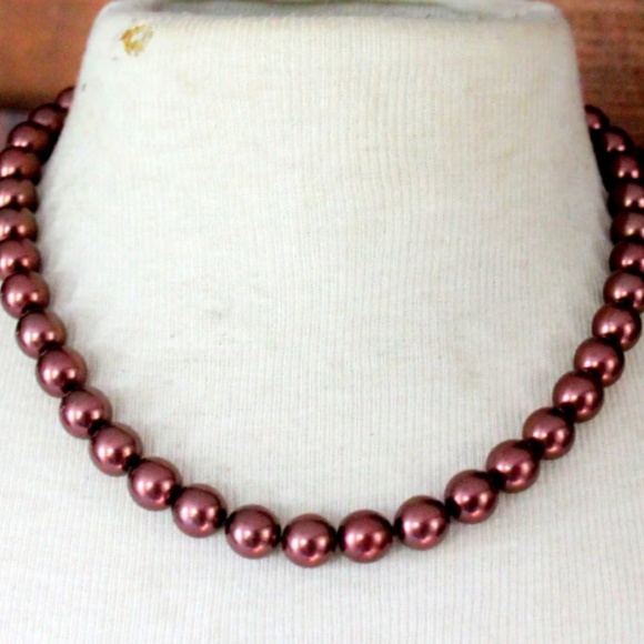 Donna Dressler Jewelry Donna Dressler Signed Chocolate Pearl Necklace