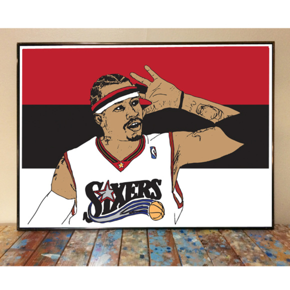 Allen Iverson Cartoon Drawing