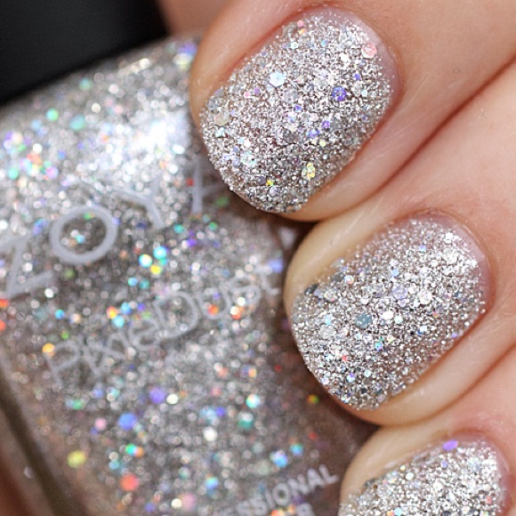 Zoya Makeup Zoya Silver Glitter Nail Polish Poshmark