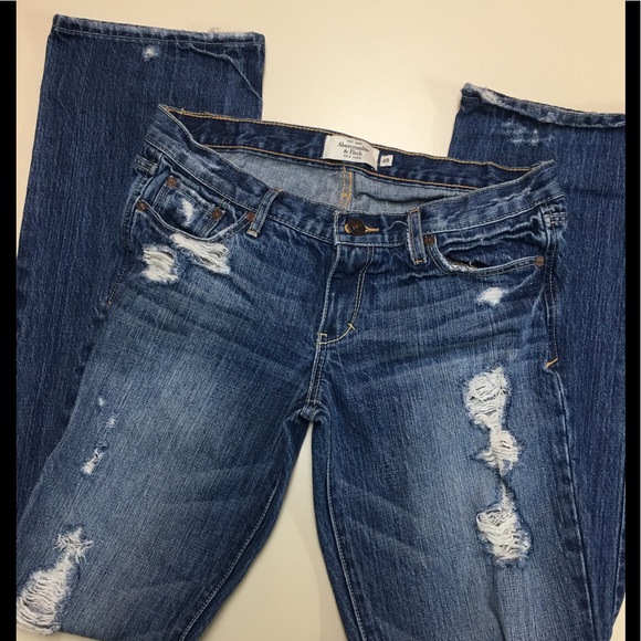 Abercrombie & Fitch Jeans Abercrombie Fitch Destroyed Jeans Emma Size