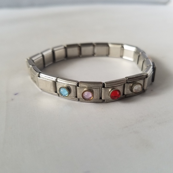 D;Linq Jewelry Dlinq Italian Silver Tone Charm Bracelet Poshmark