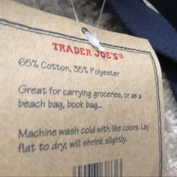 Trader Joe's Bags Nwt 2 Trader Joes Reusable Canvas Eco Tote Bag