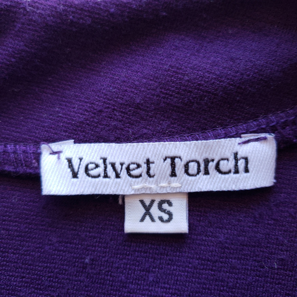 Velvet Torch Dresses Velvet Torch Xs Fit Flare Purple Knit Dress