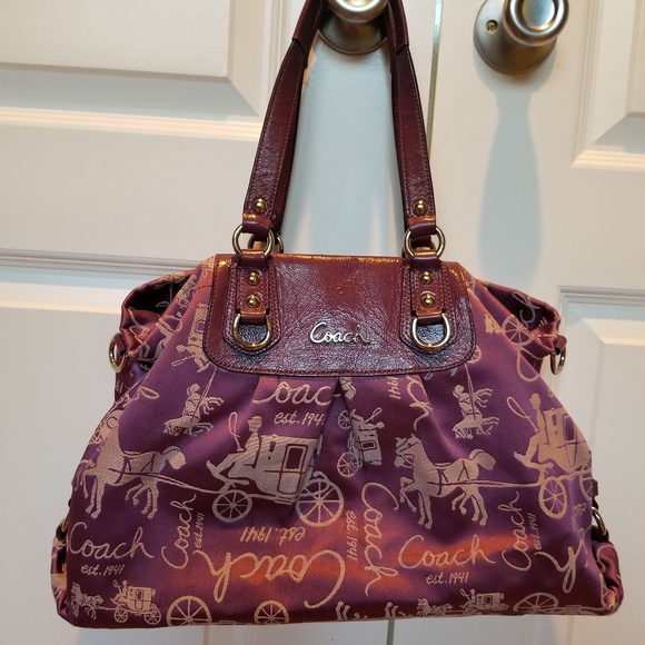 Coach Bags Coach 5656 Ashley Horse Carriage Carryall Purse Poshmark