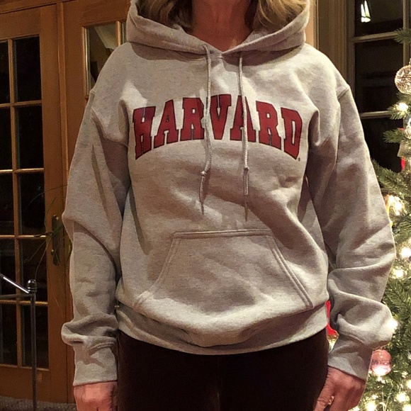 US Apparel Shirts Harvard University Grey Hoodie Size L Poshmark